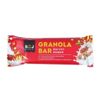 Злаковый батончик &quot;GRANOLA BAR&quot; со вкусом йогурта и вишни 40гр (12)*4 0461