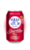Напиток Aqua d'Or Aqua d'Or Strawberry & Raspberry 0.33 л*24 ж/б