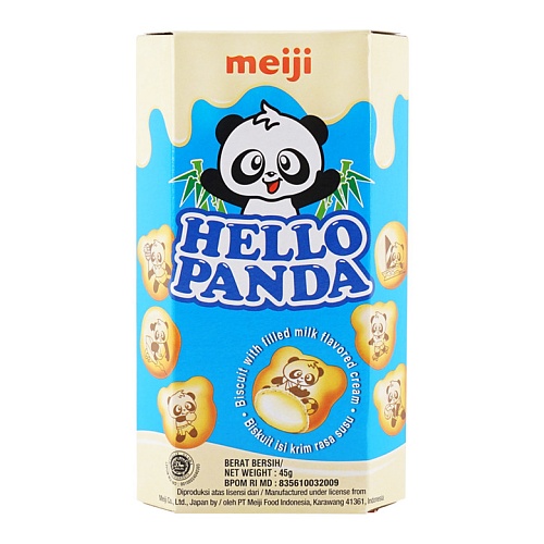 Печенье Meiji Hello Panda Cookies and Cream 45 гр (10)